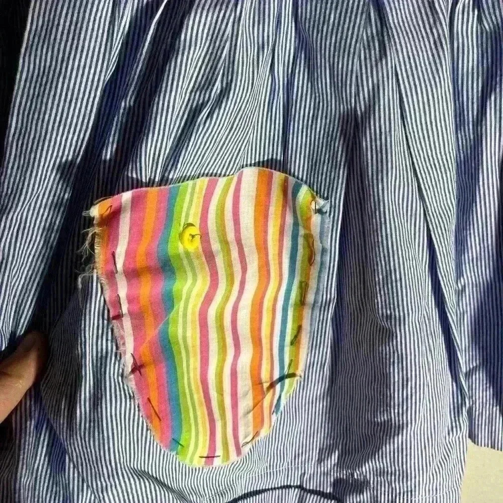 Crew Cuts Shirt Dress - Size 7 - Picture 2 of 4